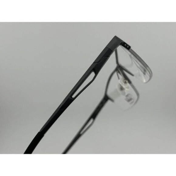TALEH EYEWEAR - 1961 60-18-142 Gray Aluminum Half Rim Glasses Frames - Picture 5 of 9